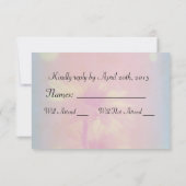 Fleurs roses RSVP (Dos)