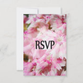 Fleurs roses RSVP (Dos)