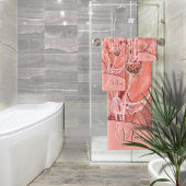 Fleurs roses Saumons Chic