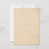 Fleurs roses vintages couronne mariage chic RSVP (Dos)