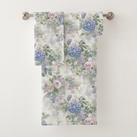Fleurs roses violettes romantiques (En situation)