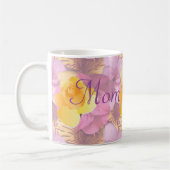 Fleurs roses Yellow Rose Maman Mug (Gauche)