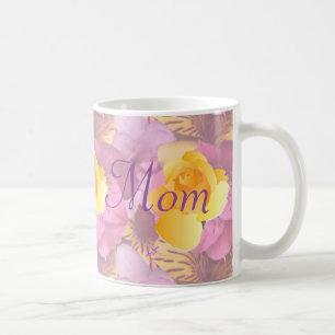 Fleurs roses Yellow Rose Maman Mug