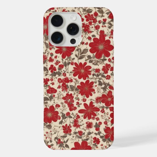 fleurs rouges (Verso)