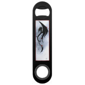 Fleurs rouges bleues Dragon noir (Dos)