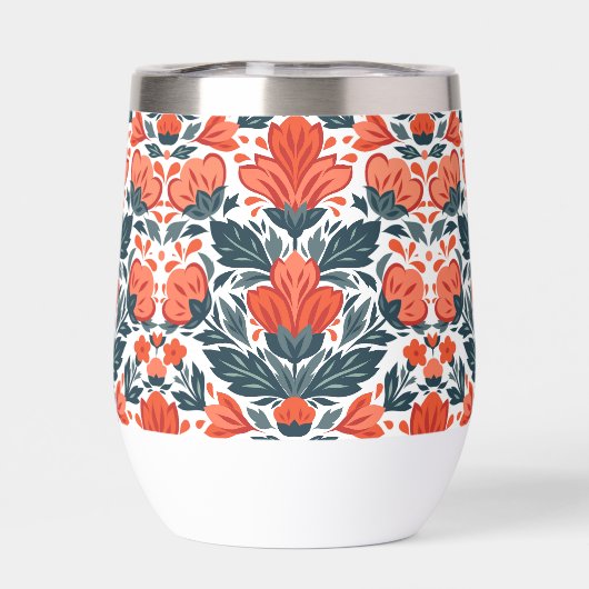 Fleurs rouges décoratives (Arrière)