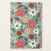 Fleurs rouges et Turquoises (Dos)