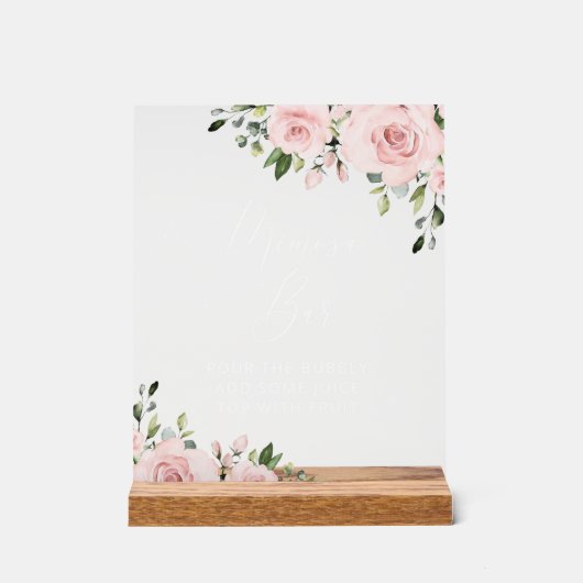 Fleurs Rouges, Fleurs Roses, Boho, Bar Mimosa (Recto)