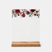 Fleurs Rouges, Fleurs Roses, Numéros de Table de B (Recto)