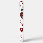Fleurs rouges iPhone 16 Pro Max Coque (Verso / Gauche)