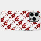 Fleurs rouges iPhone 16 Pro Max Coque (Verso (horizontal))