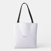 Fleurs rouges ton nom sac fourre-tout (Dos)