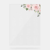 Fleurs Rougissantes, Fleurs Roses, Plan de Table d (Recto)