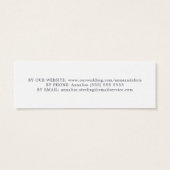 Fleurs rousses et bordeaux - détails RSVP (Dos)