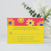 Fleurs RSVP à barres ou Bat mitzvah (Debout devant)