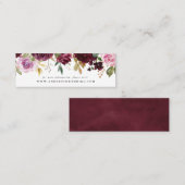 Fleurs Rustiques et Maussades | Cartes de site web (Devant / Derrière)