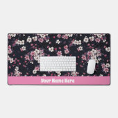 Fleurs Sakura Roses Noires, Design Motif, (Clavier et souris)