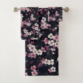 Fleurs Sakura Roses Noires, Design Motif, (En situation)
