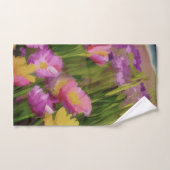 Fleurs Sauvages À Dusk Aquarelle Art Floral (Serviette à main)