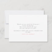 Fleurs sauvages à la main Élégant Merci (Dos)