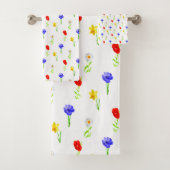 Fleurs sauvages aquarelle (En situation)