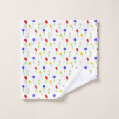 Fleurs sauvages aquarelle (Gant de toilette)