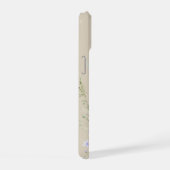 Fleurs sauvages aquarelles beige boho (Côté droit)