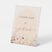 Fleurs sauvages arc panneau pêche signer le livre  (Recto)