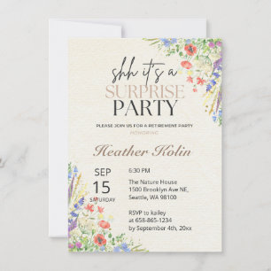 Fleurs sauvages Atteindre photo Modèle de carte de