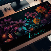 Fleurs sauvages Aux Couleurs Fractées Vibrantes