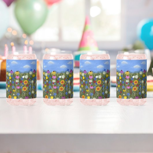Fleurs sauvages avec marguerites (Insitu (Anniversaire))