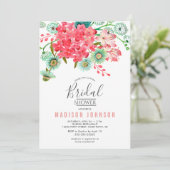 Fleurs sauvages | Baby Shower | Invitation (Debout devant)