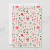 Fleurs sauvages | Baby Shower | Invitation (Dos)