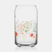 Fleurs sauvages botaniques aquarelle monogramme (Gauche)