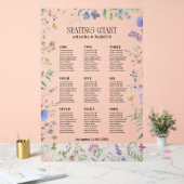 Fleurs sauvages Cadre Fleurs Mariage Plan de table (Mariage)