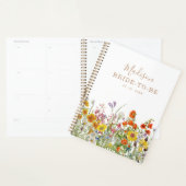 Fleurs sauvages colorées Pays Mariage personnalisé (Devant avec enveloppe)