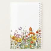 Fleurs sauvages colorées Pays Mariage personnalisé (Dos)