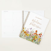 Fleurs sauvages colorées Pays Nom personnalisé (Devant avec enveloppe)