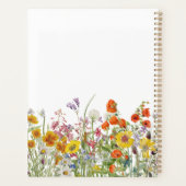 Fleurs sauvages colorées Pays Nom personnalisé (Dos)