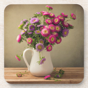 Fleurs sauvages dans un Vase Dessous de verre de b