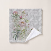 Fleurs sauvages d'aquarelle délicats (Gant de toilette)