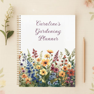 Fleurs sauvages d'aquarelle été personnalisé