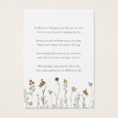 Fleurs sauvages d'automne No Wrap Douche d'afficha (Devant)