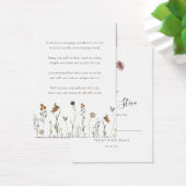 Fleurs sauvages d'automne No Wrap Douche d'afficha (Bureau)