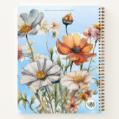 Fleurs sauvages de Black Horse Carnet Spiral perso (Dos)