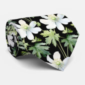 Fleurs sauvages de bureau décontractées cravate de (Roulé)