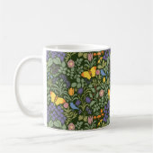 Fleurs sauvages de Voysey, mug à café vert (Gauche)