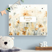 Fleurs sauvages Décoration de chambre de bébé pers