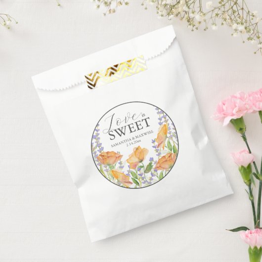 Fleurs sauvages des Sacs favoris de mariage (Scellé)