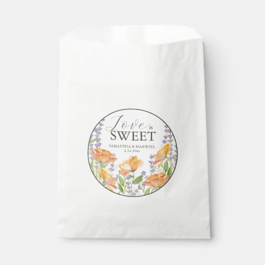 Fleurs sauvages des Sacs favoris de mariage (Devant)